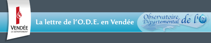  La lettre d'information de l'Observatoire de l'Eau et l'Environnement en Vendée - Numéro 2